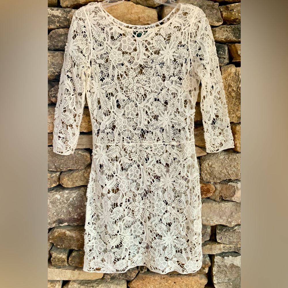Ralph Lauren white lace cover up or dress PS